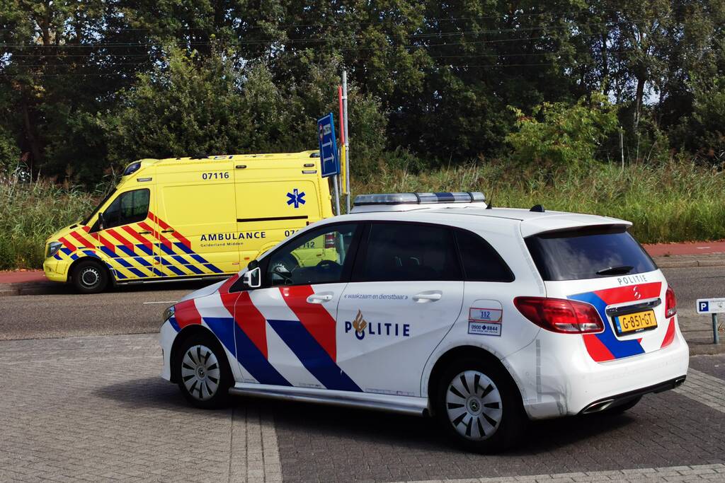 Scootmobieler ligt 45 minuten in riet