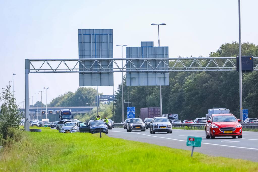 Botsing tussen personenauto's