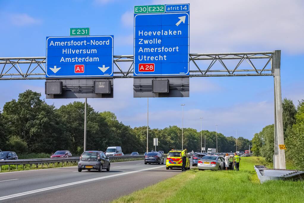 Botsing tussen personenauto's