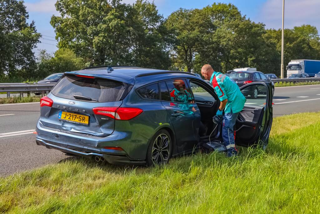 Botsing tussen personenauto's