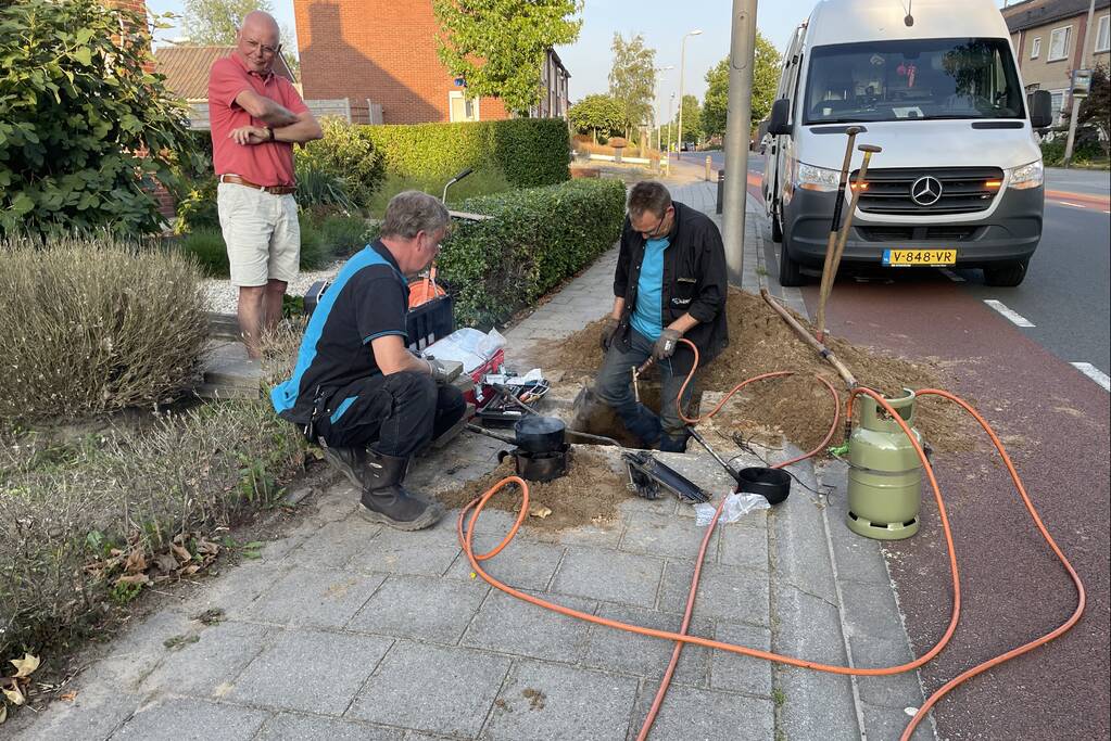 Reparatie na storing in datanetwerk