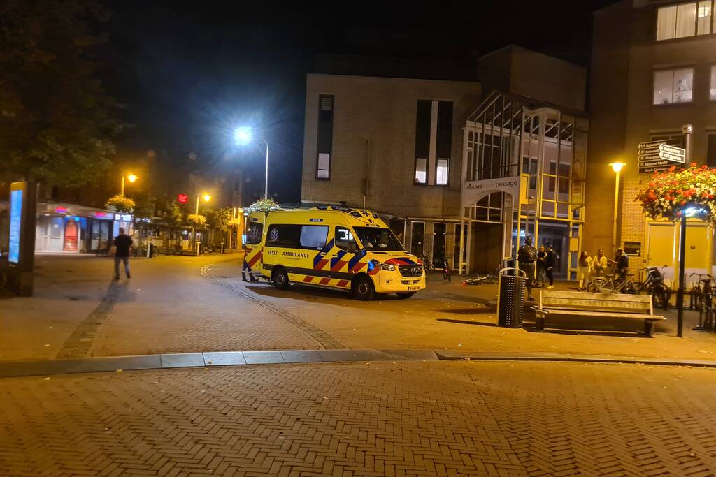 Persoon zwaargewond gevonden in de binnenstad