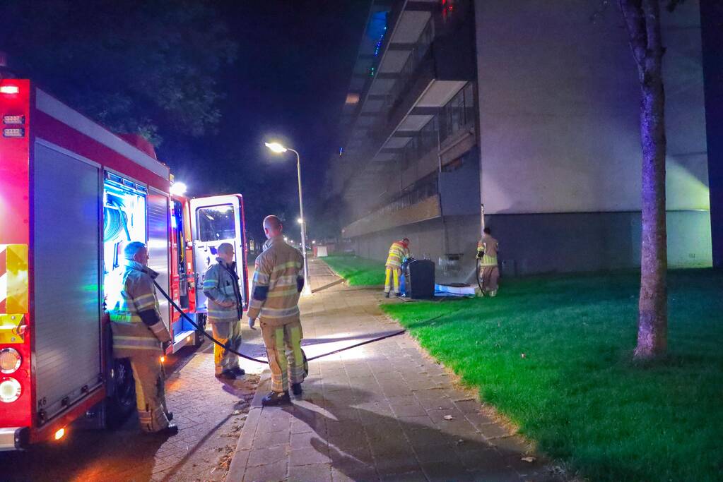Brand in matras zorgt voor veel rookontwikkeling