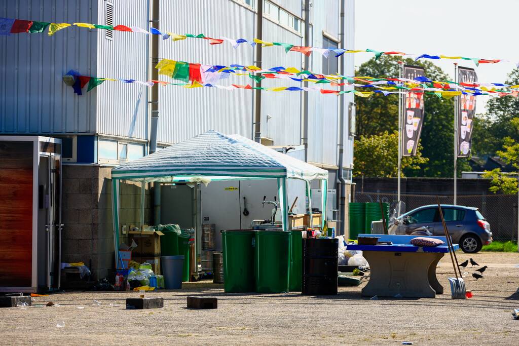 Politie eindigt illegaal feest op industrieterrein