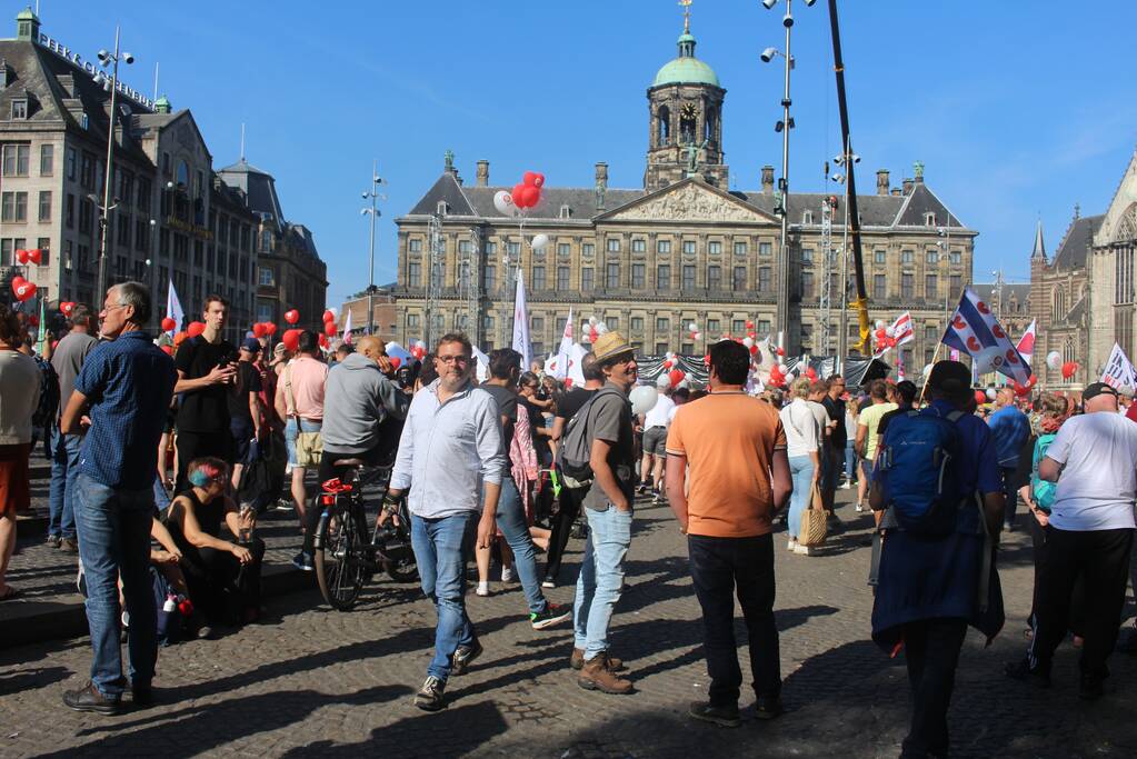 Grote demonstratie tegen coronamaatregelen
