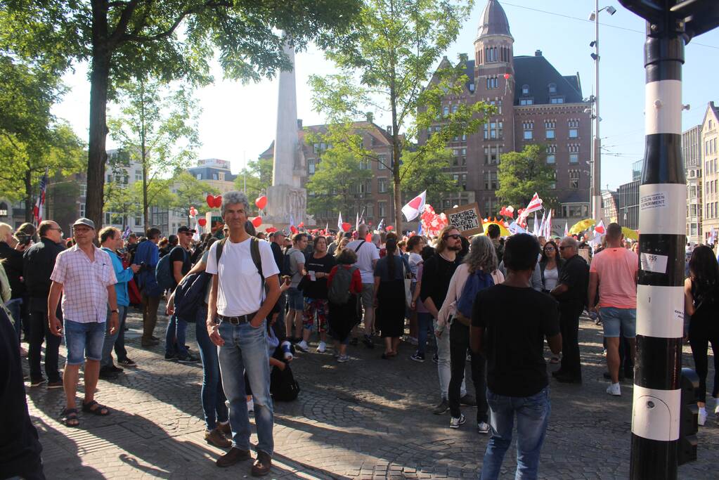 Grote demonstratie tegen coronamaatregelen