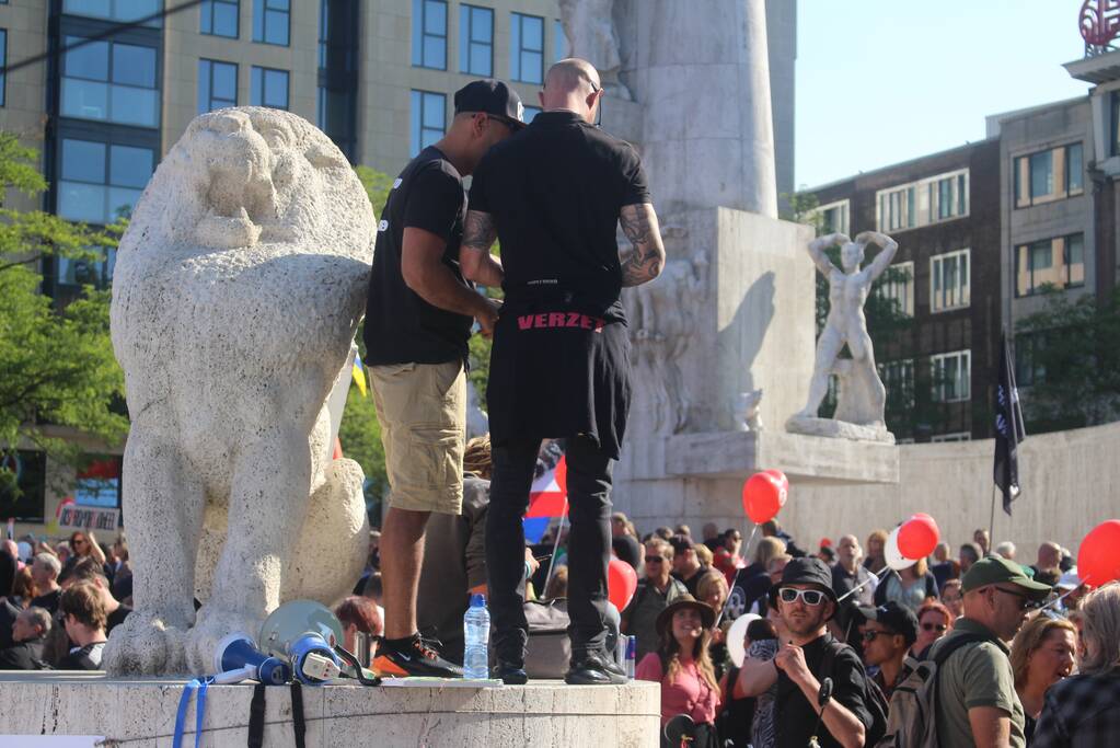 Grote demonstratie tegen coronamaatregelen