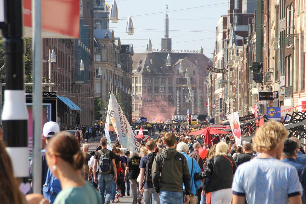 Grote demonstratie tegen coronamaatregelen