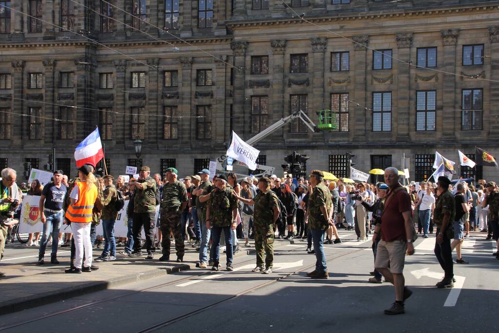 Grote demonstratie tegen coronamaatregelen