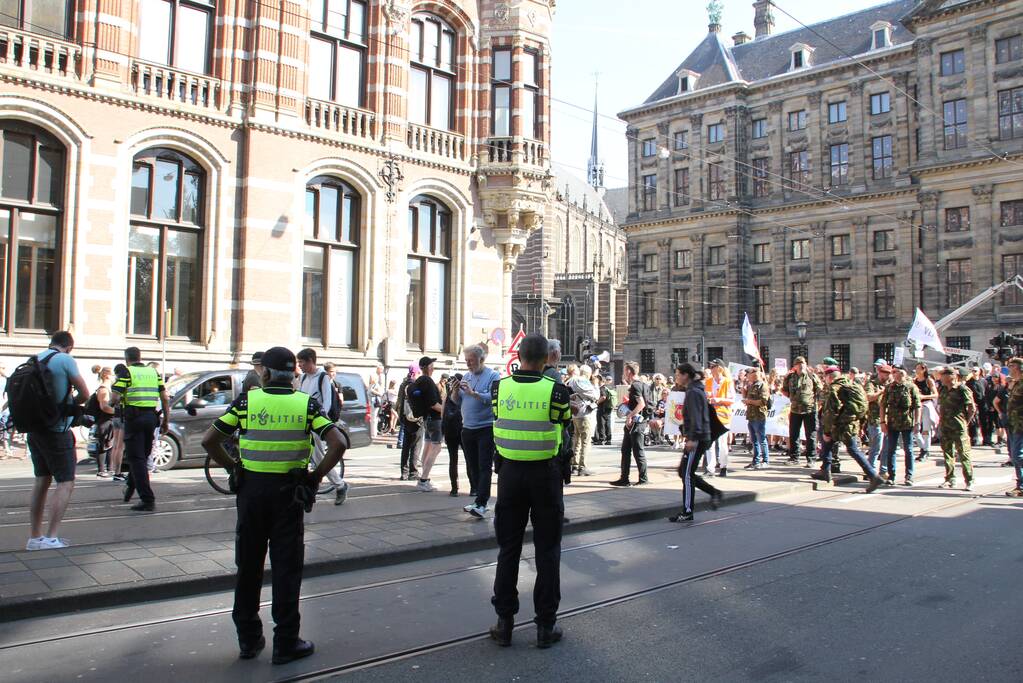 Grote demonstratie tegen coronamaatregelen