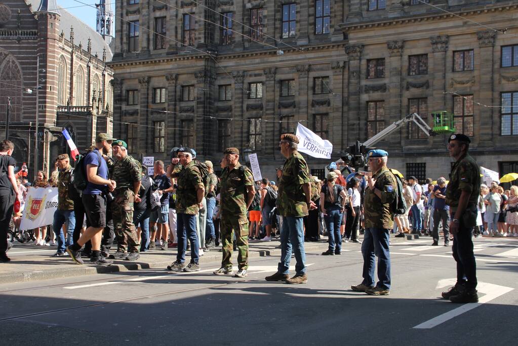 Grote demonstratie tegen coronamaatregelen
