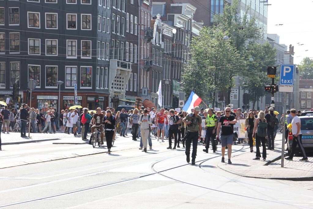 Grote demonstratie tegen coronamaatregelen