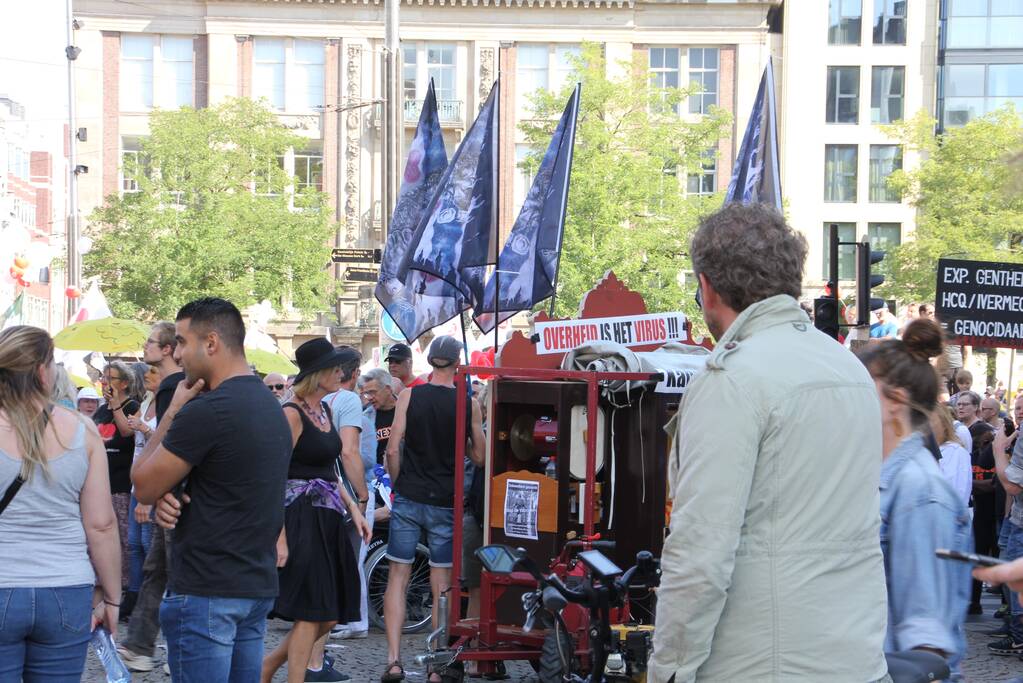 Grote demonstratie tegen coronamaatregelen