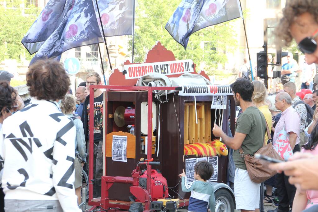 Grote demonstratie tegen coronamaatregelen