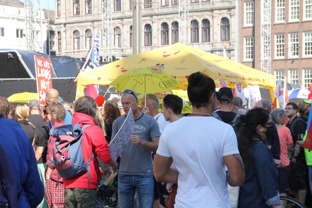 Grote demonstratie tegen coronamaatregelen