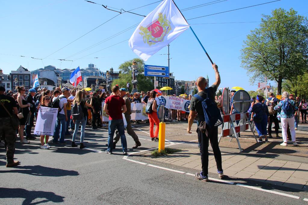 Grote demonstratie tegen coronamaatregelen