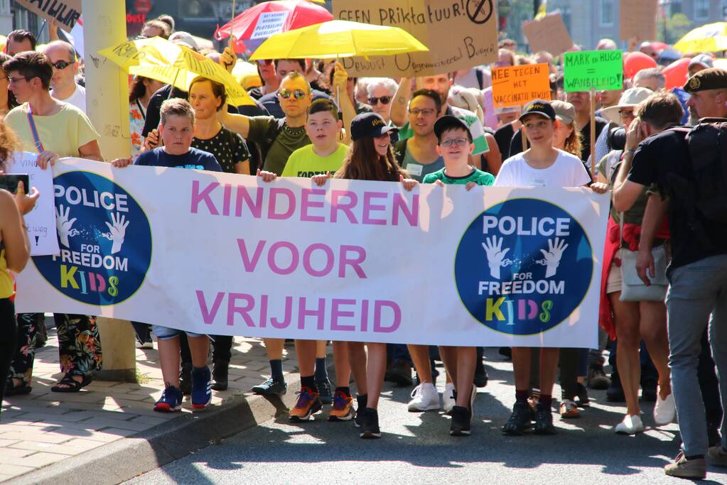 Grote demonstratie tegen coronamaatregelen