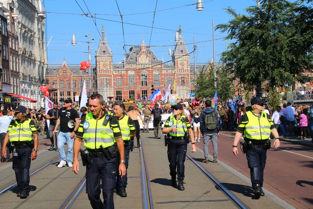Grote demonstratie tegen coronamaatregelen