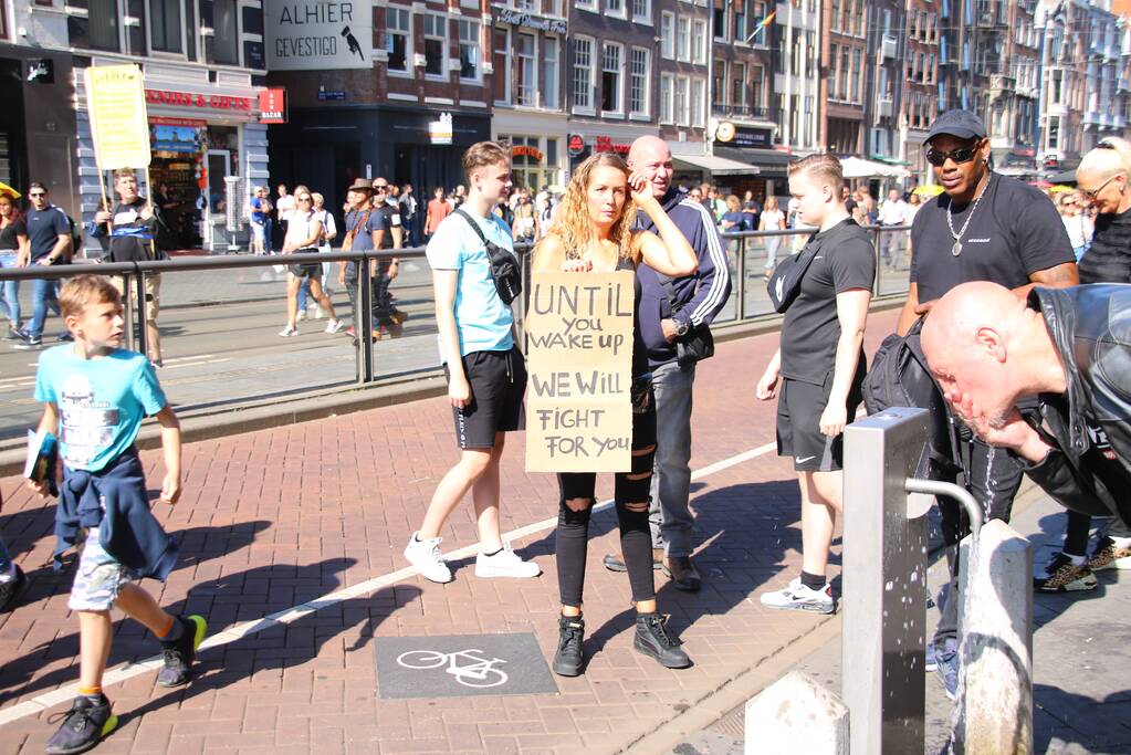 Grote demonstratie tegen coronamaatregelen