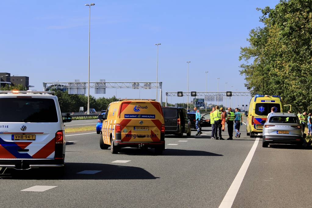 Kind gewond bij kop-staartbotsing