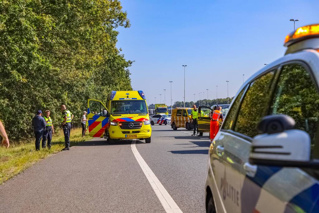 Kind gewond bij kop-staartbotsing