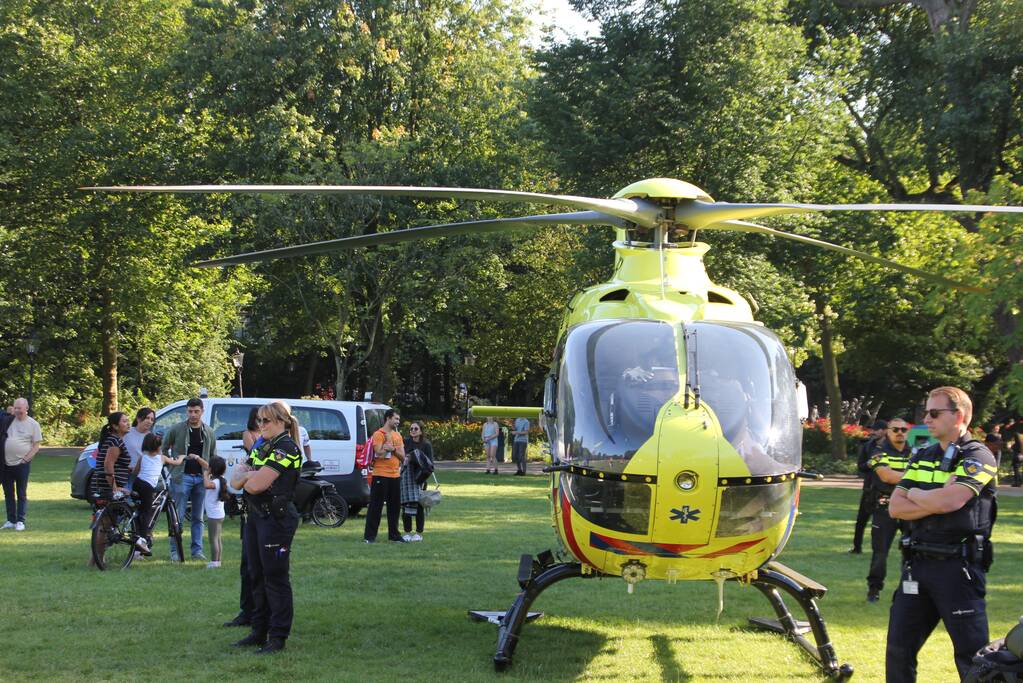 Inzet traumahelikopter trekt veel bekijks