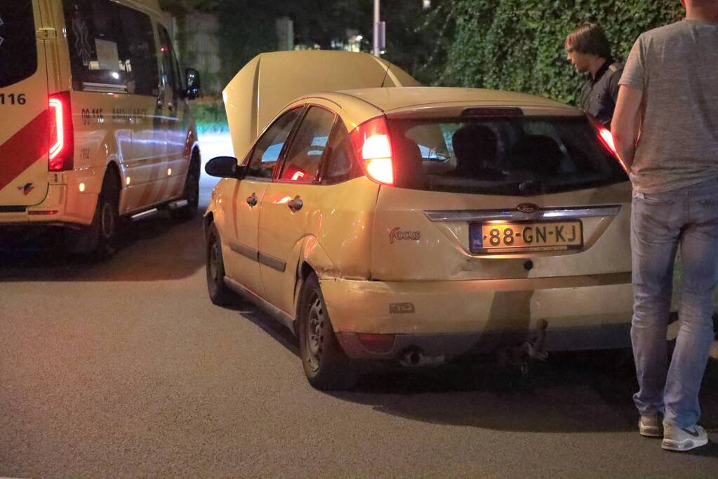 Schade aan personenauto's door ongeval