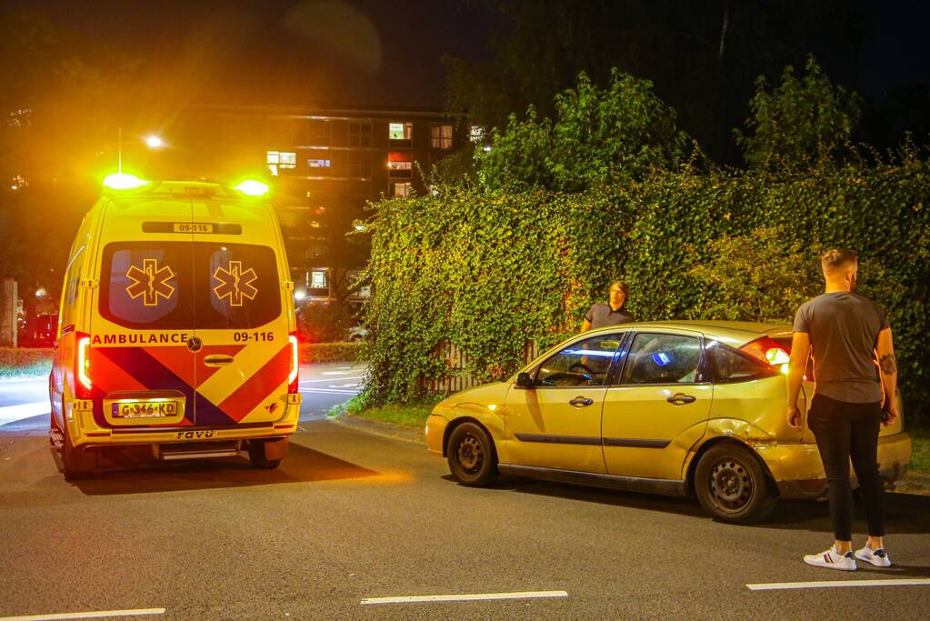 Schade aan personenauto's door ongeval