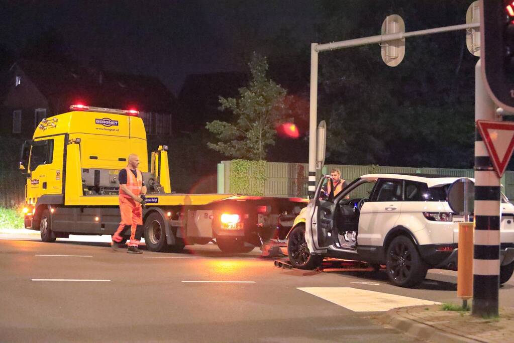 Schade aan personenauto's door ongeval