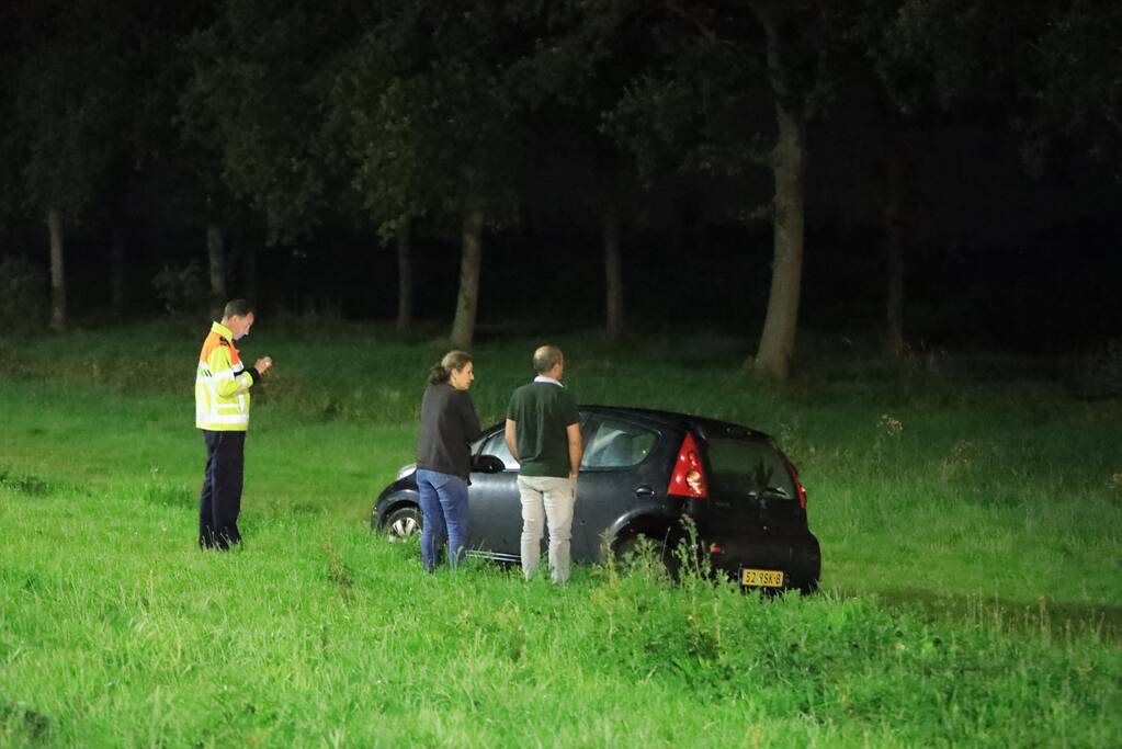 Bestuurder spoorloos na ongeval