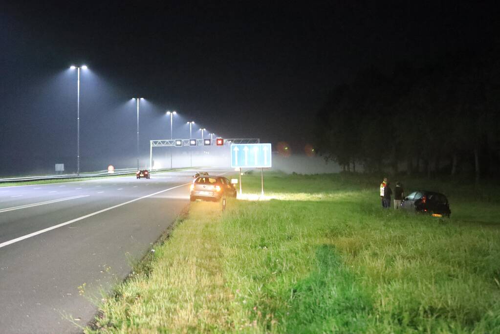 Bestuurder spoorloos na ongeval