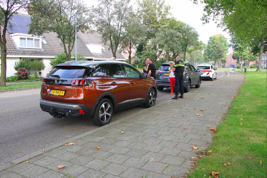 Twee auto's betrokken geraakt bij kop-staartbotsing