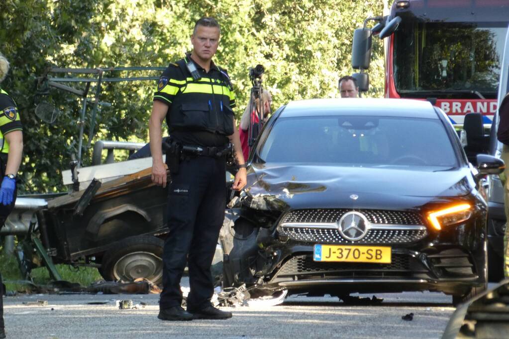 Zwaargewonde na ongeval met rijtuig