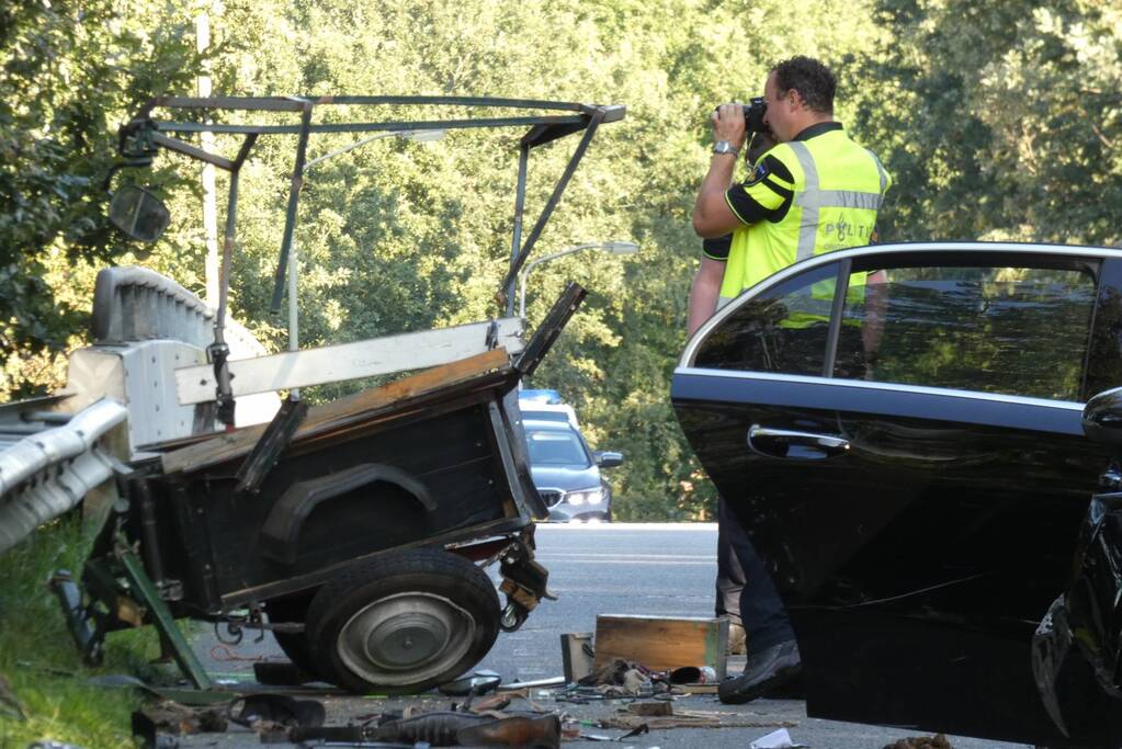 Zwaargewonde na ongeval met rijtuig