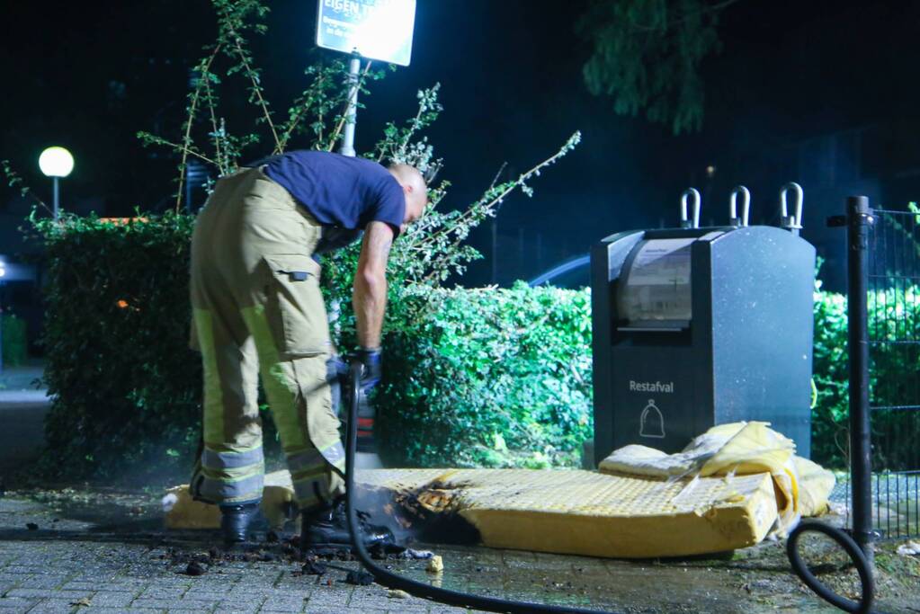 Opnieuw brand in matras