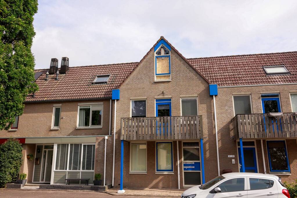 Brand in slaapkamer van bovenwoning