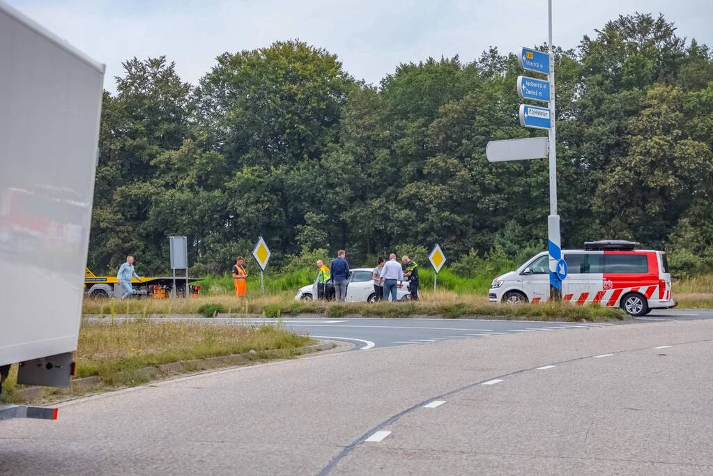 Aanrijding bij proefrit met vrachtwagen
