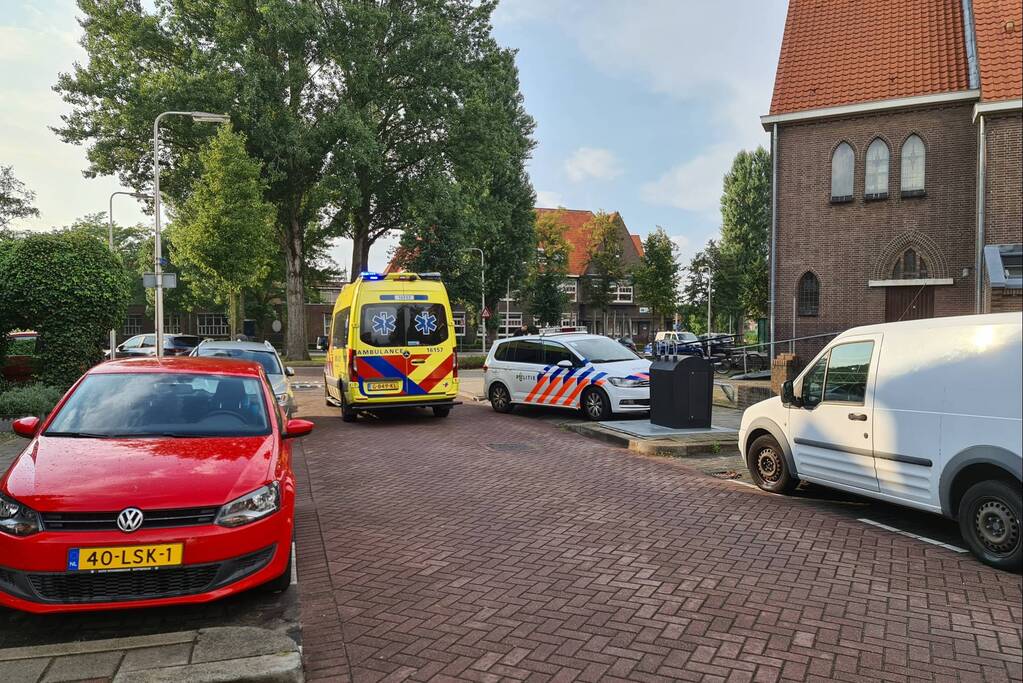 Traumahelikopter trekt veel bekijks