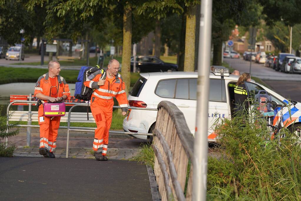 Traumahelikopter trekt veel bekijks