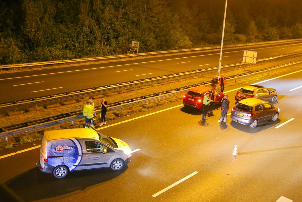 Meerdere voertuigen betrokken bij aanrijding
