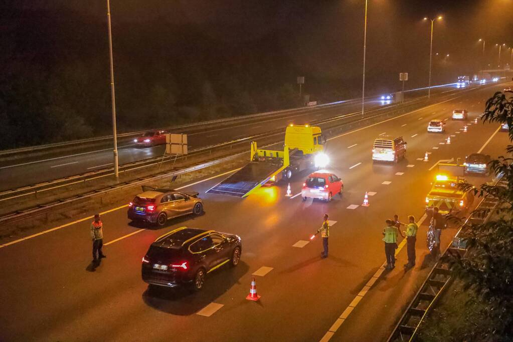 Meerdere voertuigen betrokken bij aanrijding