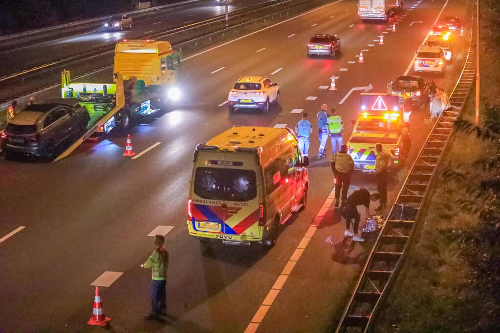 Meerdere voertuigen betrokken bij aanrijding
