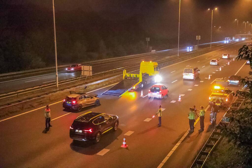 Meerdere voertuigen betrokken bij aanrijding