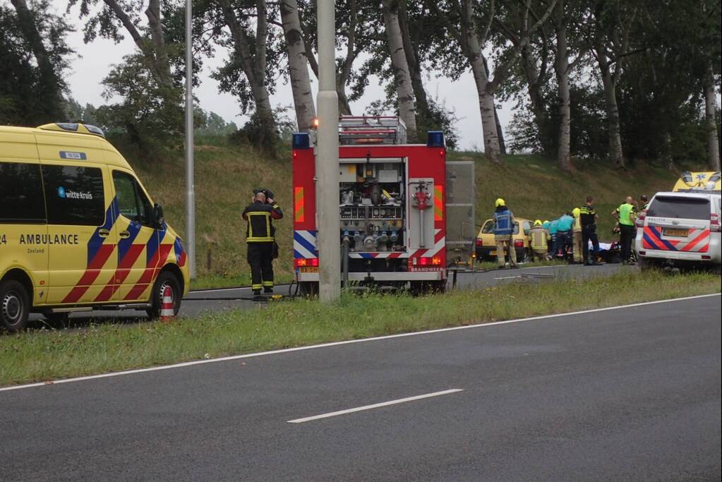 Veel schade bij ongeval