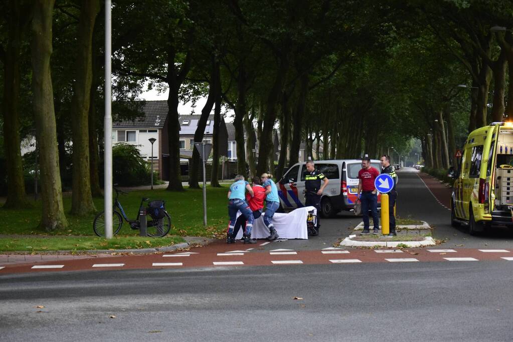 Fietsster op e-bike raakt ten val