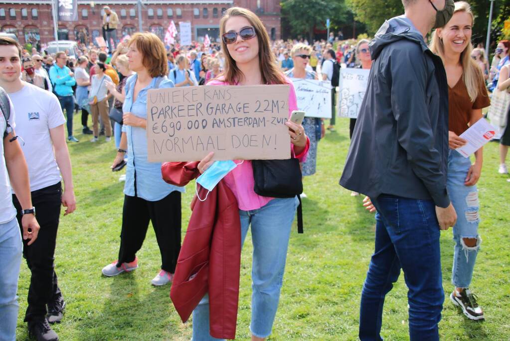 Grooste demonstratie tegen woningschaarste