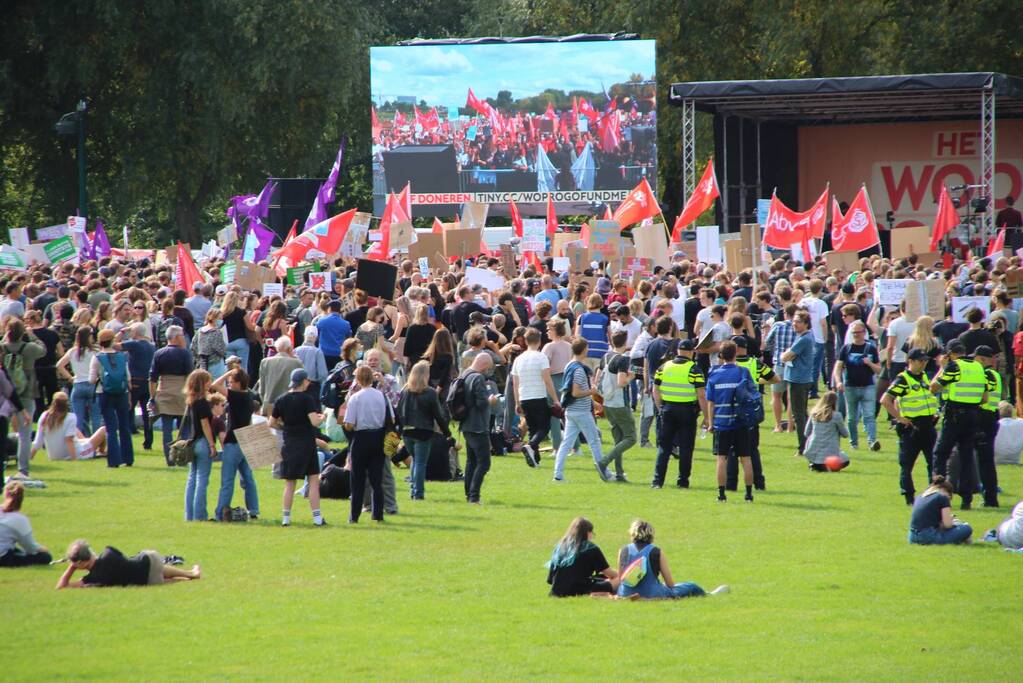 Grooste demonstratie tegen woningschaarste