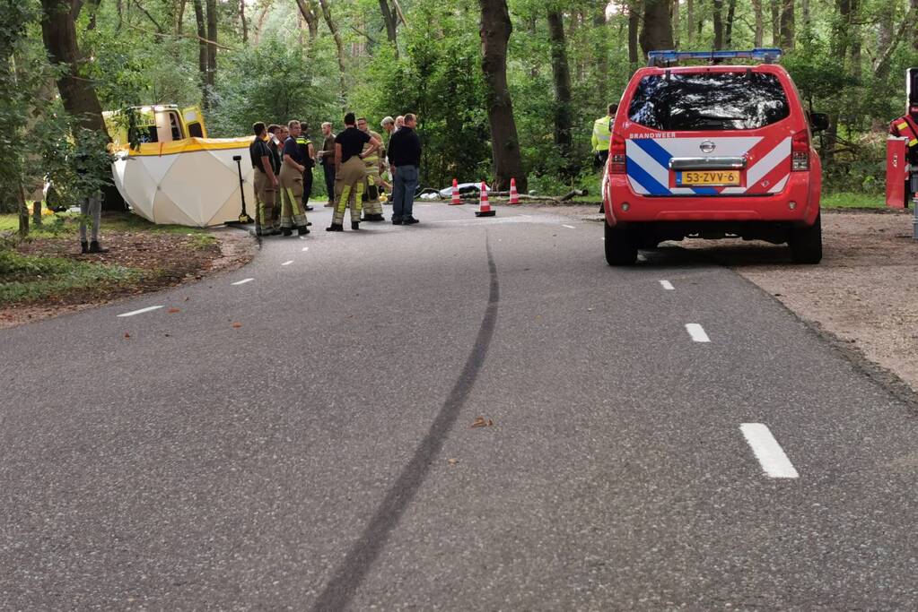 Motorrijder overleden na ernstige aanrijding
