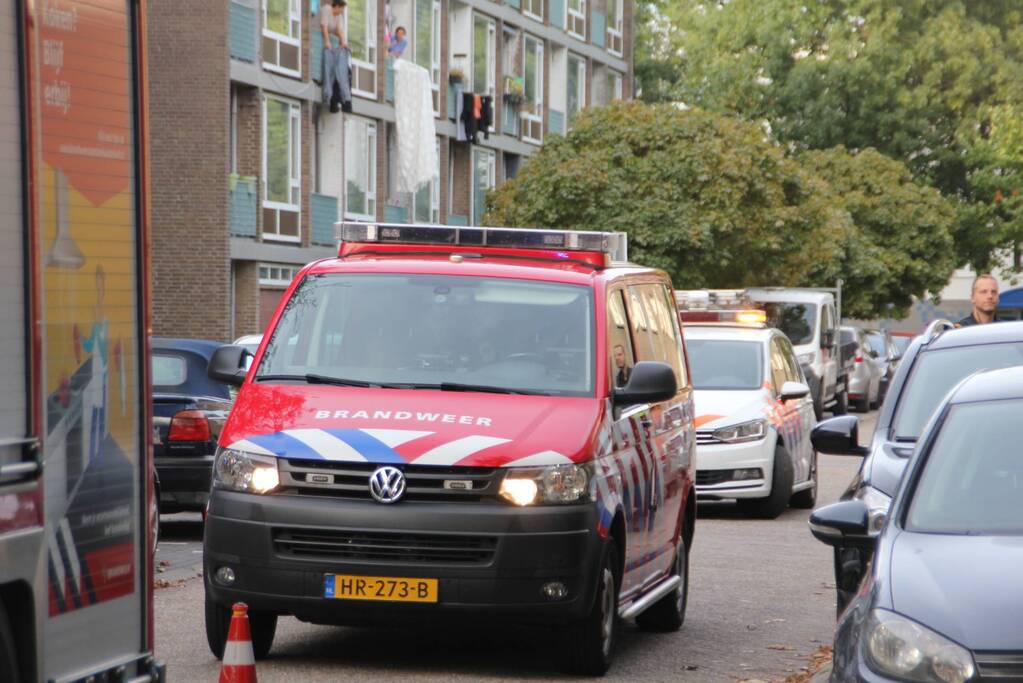Brandweer ingezet voor gaslekkage in woning