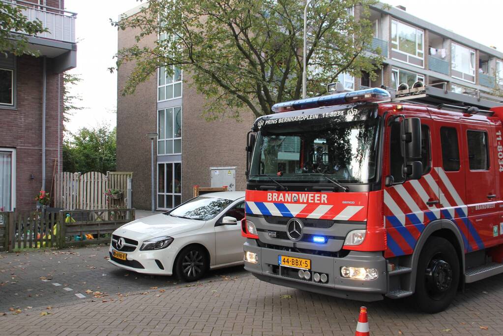 Brandweer ingezet voor gaslekkage in woning